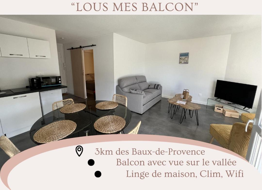 "Lou Mes" Baux-De-Provence Balcon Apartment Ngoại thất bức ảnh